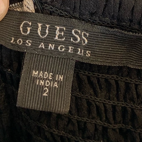 Guess Black strapless Fancy Romper - Picture 3 of 3